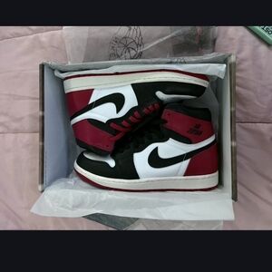 Nike Air Jordan Red and Black Sneakers